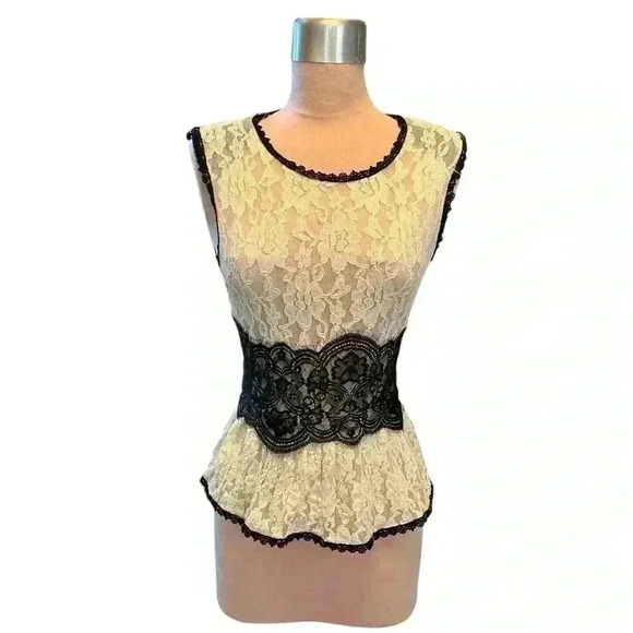 I. Madeline Lace Top - Picture 1 of 5